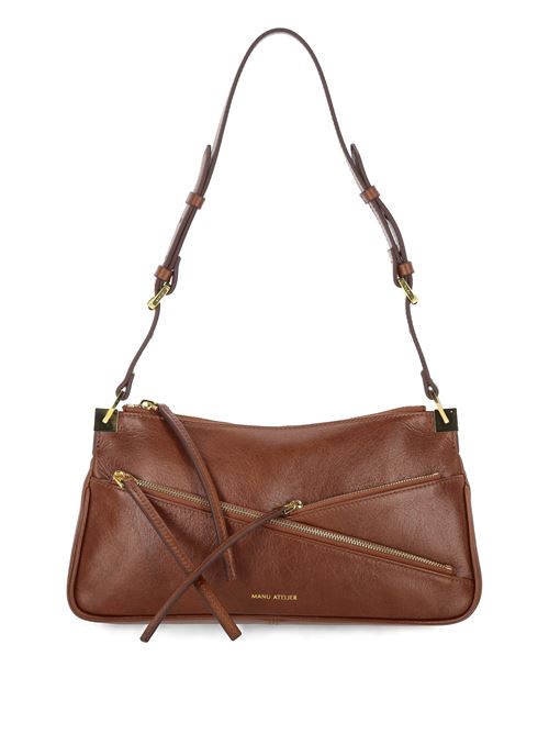 Three zipped Baguette MANU ATELIER | 2023152TOBACCO